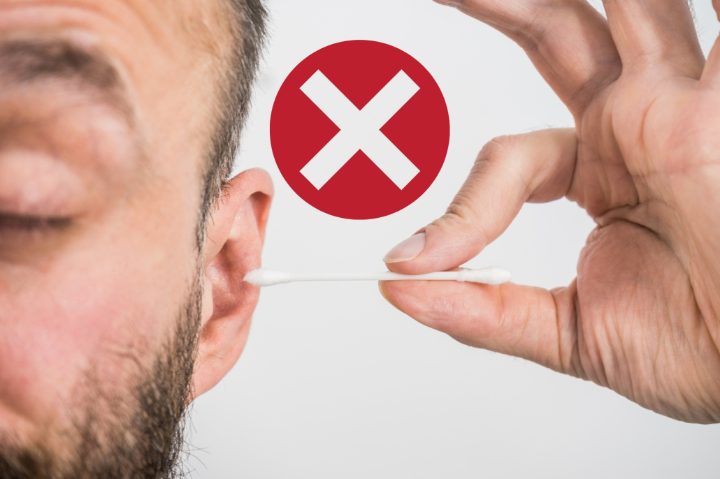 Unngå Q-tips for å fjerne Ørevoks